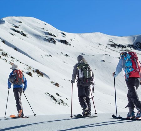 Experiencias de rando / randonnée en la Cordillera de los Andes. Ski touring trips in the Andes Mountains.